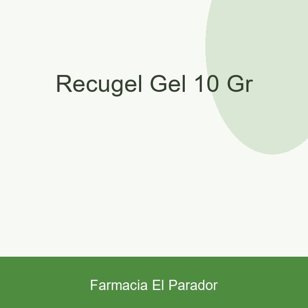 RECUGEL GEL 10 GR