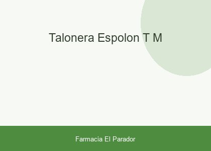 TALONERA ESPOLON T-M