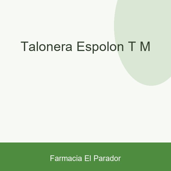 TALONERA ESPOLON T-M