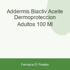 ADDERMIS BIACTIV ACEITE DERMOPROTECCION ADULTOS  100 ML
