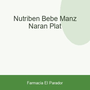 NUTRIBEN BEBE MANZ/NARAN/PLAT/