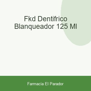 FKD DENTIFRICO BLANQUEADOR 125 ML