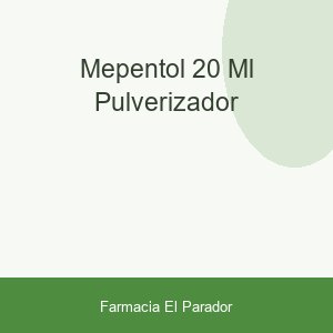 MEPENTOL 20 ML PULVERIZADOR