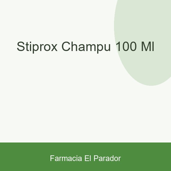 STIPROX CHAMPU 100 ML.