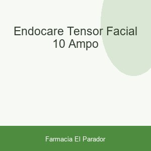 ENDOCARE TENSOR FACIAL 10 AMPO
