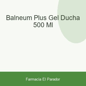 BALNEUM PLUS GEL DUCHA 500 ML