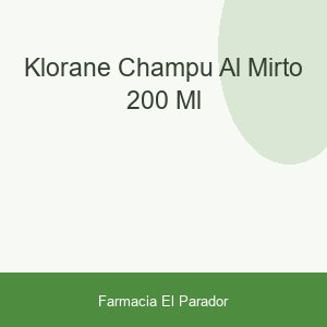 KLORANE CHAMPU AL MIRTO 200 ML