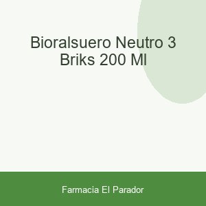 BIORALSUERO  NEUTRO 3 BRIKS 200 ML