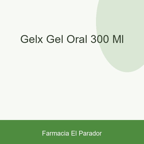 GELX GEL ORAL 300 ML