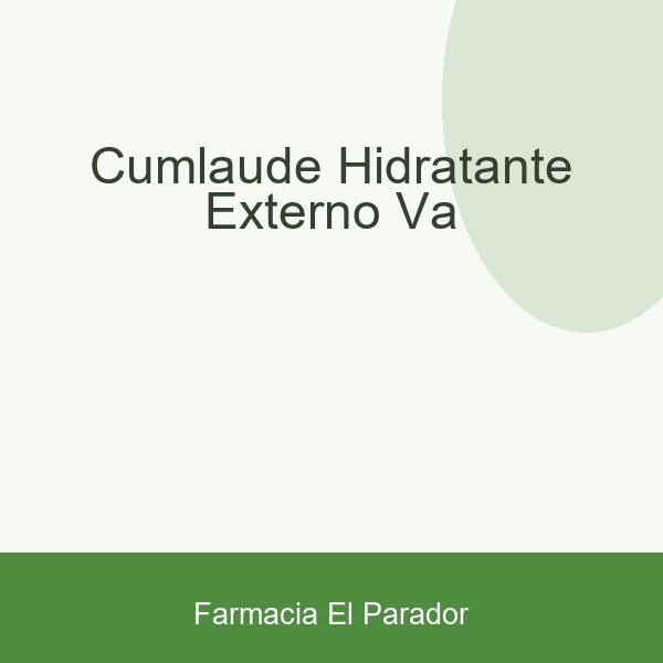 CUMLAUDE HIDRATANTE EXTERNO VA