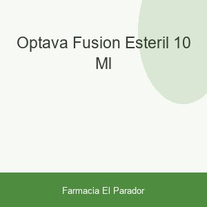 OPTAVA FUSION ESTERIL  10 ML