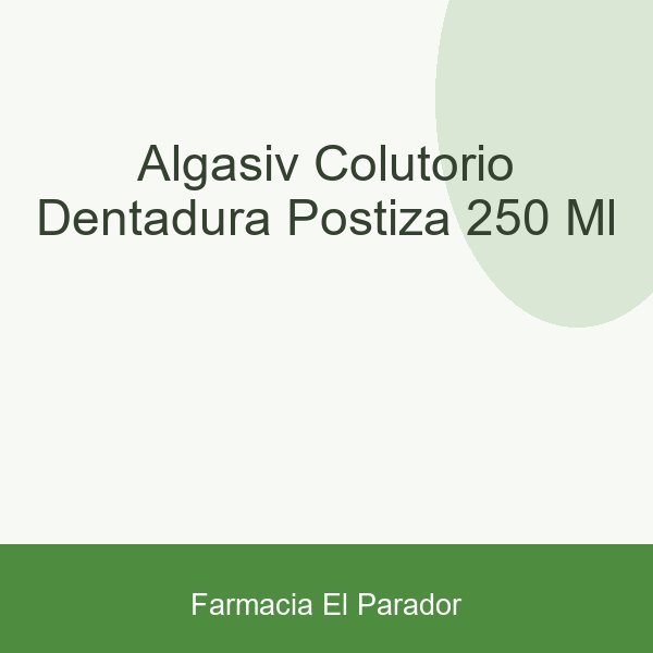 ALGASIV COLUTORIO DENTADURA POSTIZA  250 ML