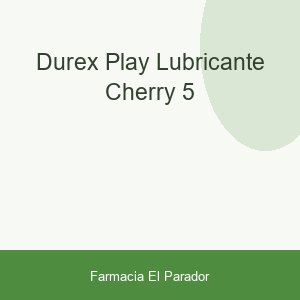 DUREX PLAY LUBRICANTE CHERRY 5