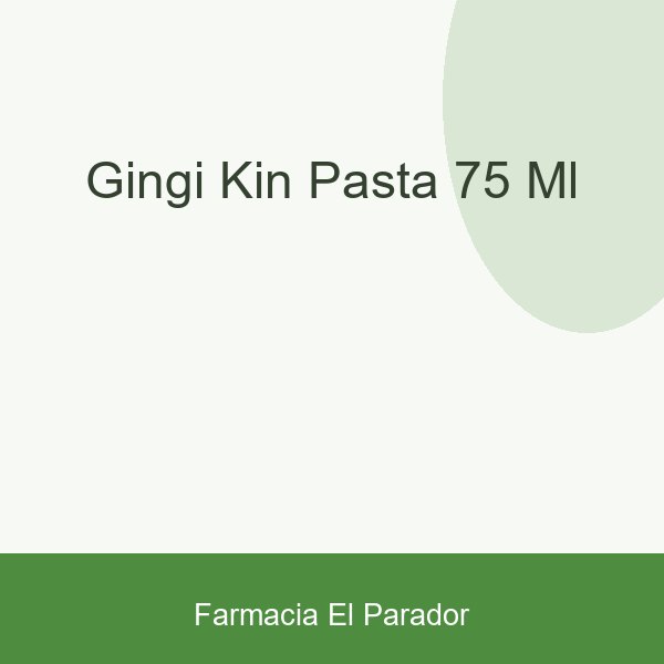 GINGI KIN PASTA 75 ML