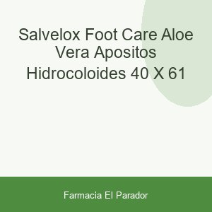 SALVELOX FOOT CARE ALOE VERA APOSITOS HIDROCOLOIDES 40 X 61