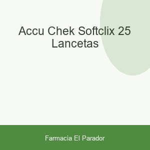 ACCU-CHEK SOFTCLIX 25 LANCETAS