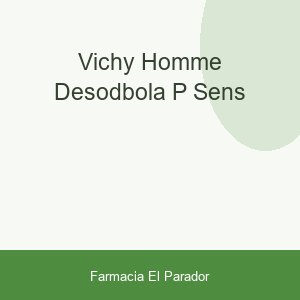 VICHY HOMME DESOD.BOLA P. SENS