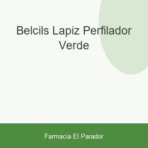 BELCILS LAPIZ PERFILADOR VERDE