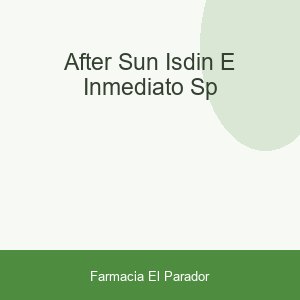 AFTER-SUN ISDIN E/INMEDIATO SP