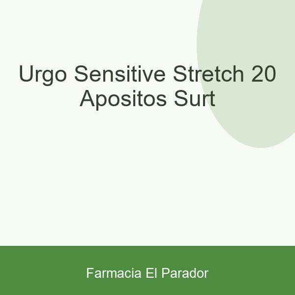 URGO SENSITIVE STRETCH 20 APOSITOS SURT.