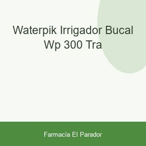 WATERPIK IRRIGADOR BUCAL WP-300 TRA