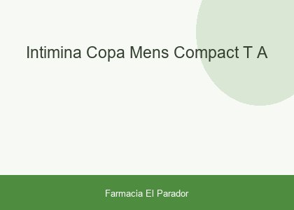 INTIMINA COPA MENS COMPACT T/A