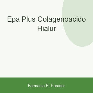 EPA-PLUS COLAGENOACIDO HIALUR