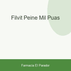 FILVIT PEINE MIL PUAS