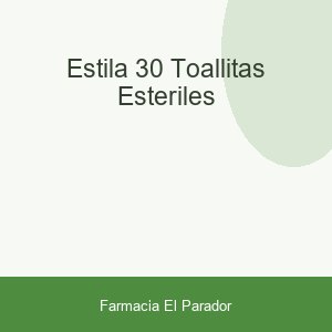ESTILA 30 TOALLITAS ESTERILES