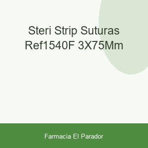 STERI-STRIP SUTURAS REF1540F 3X75MM