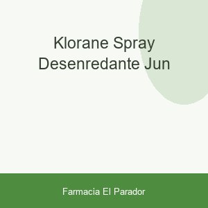 KLORANE SPRAY DESENREDANTE JUN