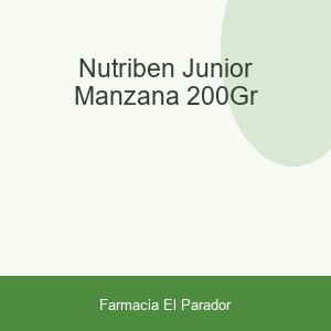 NUTRIBEN JUNIOR MANZANA 200GR.