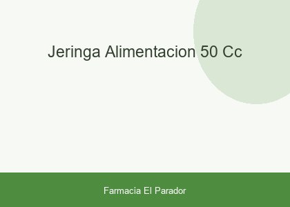 JERINGA ALIMENTACION 50 CC
