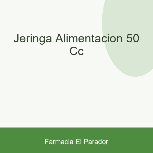 JERINGA ALIMENTACION 50 CC