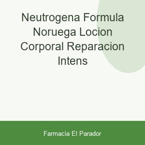 NEUTROGENA FORMULA NORUEGA LOCION CORPORAL REPARACION INTENS