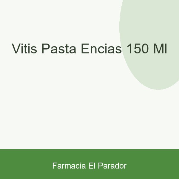 VITIS PASTA ENCIAS 150 ML.