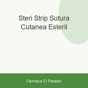 STERI STRIP SUTURA CUTANEA ESTERIL
