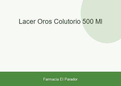 LACER OROS COLUTORIO 500 ML