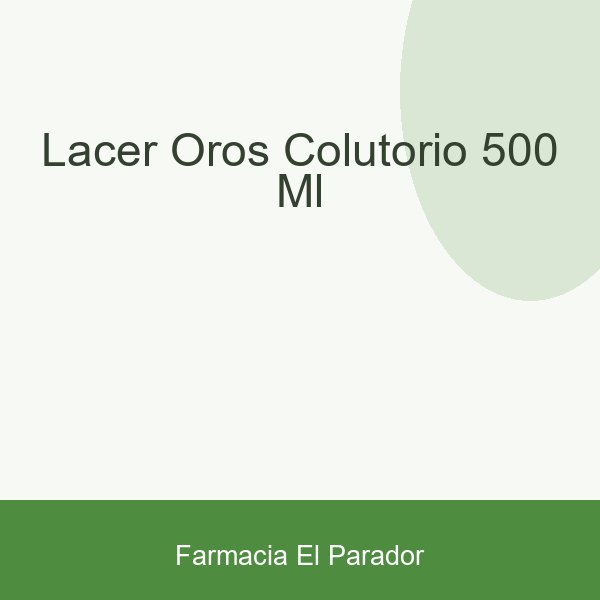 LACER OROS COLUTORIO 500 ML