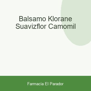 BALSAMO KLORANE SUAVIZ.FLOR CAMOMIL