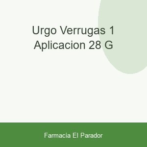 URGO VERRUGAS 1 APLICACION 28 G