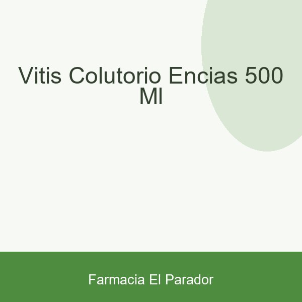 VITIS COLUTORIO ENCIAS 500 ML.