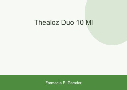 THEALOZ  DUO 10 ML