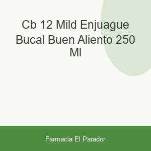 CB 12 MILD  ENJUAGUE BUCAL BUEN ALIENTO  250 ML