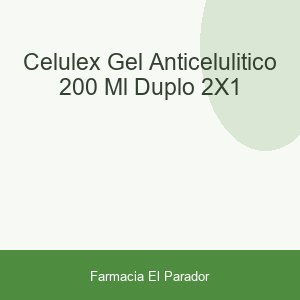 CELULEX  GEL ANTICELULITICO  200 ML DUPLO 2X1