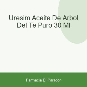 URESIM ACEITE DE ARBOL DEL TE PURO  30 ML