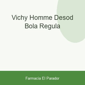 VICHY HOMME DESOD. BOLA REGULA