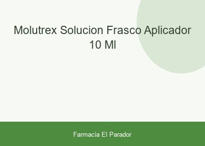 MOLUTREX SOLUCION  FRASCO APLICADOR 10 ML