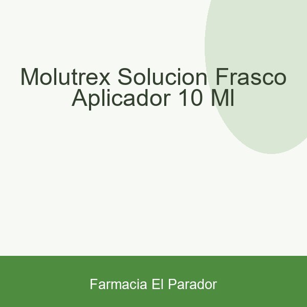 MOLUTREX SOLUCION  FRASCO APLICADOR 10 ML