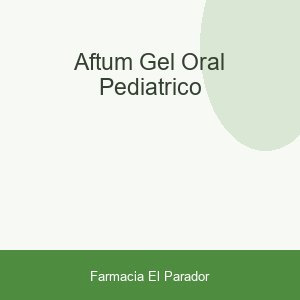 AFTUM GEL ORAL PEDIATRICO